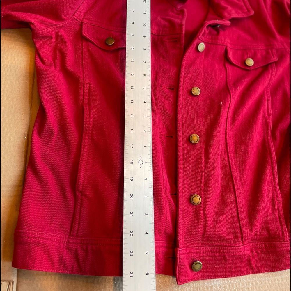 RED DENIM Jacket!  - Picture 9 of 13